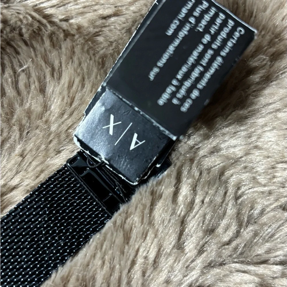 A|X Armani Exchange Men's Multifunction Blue Stainless Steel Bracelet Watch,42mm